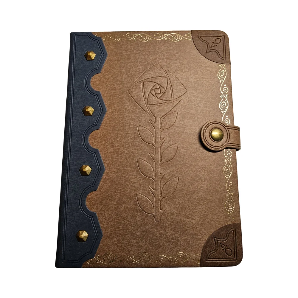 NWOT Disney Brown and Blue Wish Journal with Gold Accents